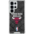 NBA Chicago Bulls Dark Rust Galaxy S25 Ultra Clear Case